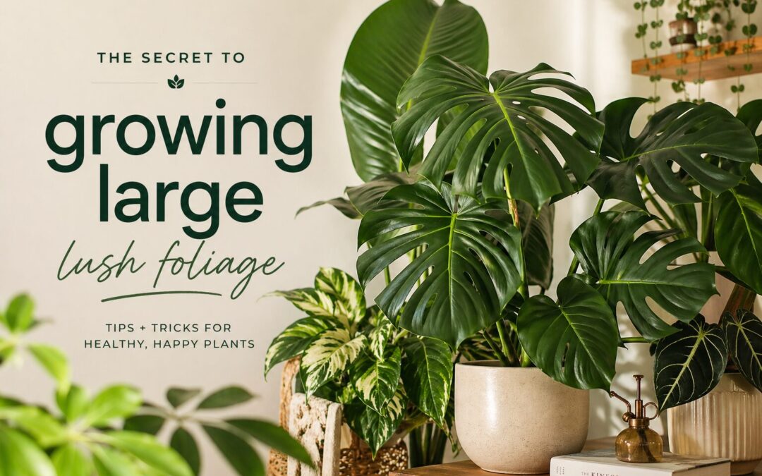 The Secret to Growing Large Lush Foliage