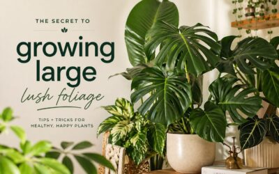 The Secret to Growing Large Lush Foliage